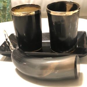 Two’s Company Bar Set, Desk Set